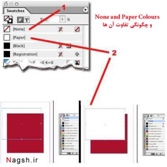 آموزش ایندیزاین - کار با رنگ ها در InDesign