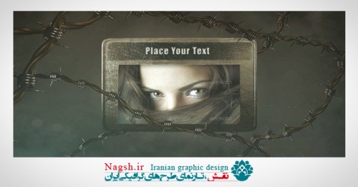 دانلود پروژه افترافکت نمایش متن و تصویر Barbed Wire Videohive
