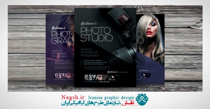 دانلود پوستر حرفه ای برای عکاسی Professional Photography Flyer